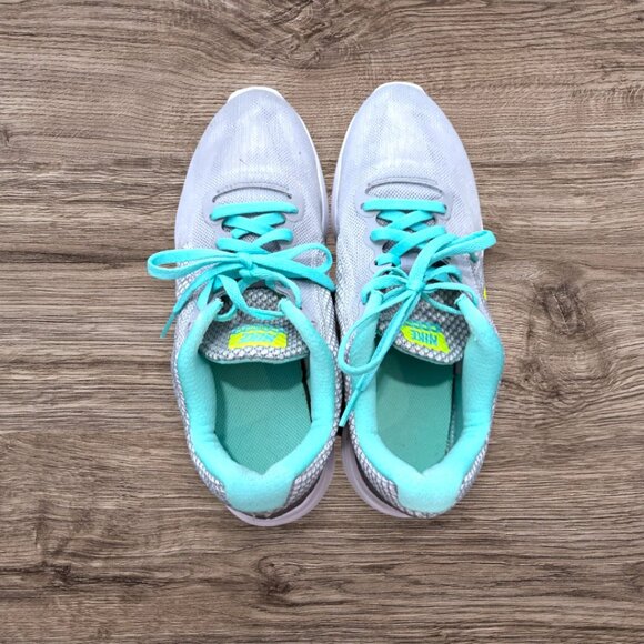 NIKE Revolution 3 Gray Aqua Running Athletic Sneaker Shoes Women's Size 7 - Picture 7 of 12